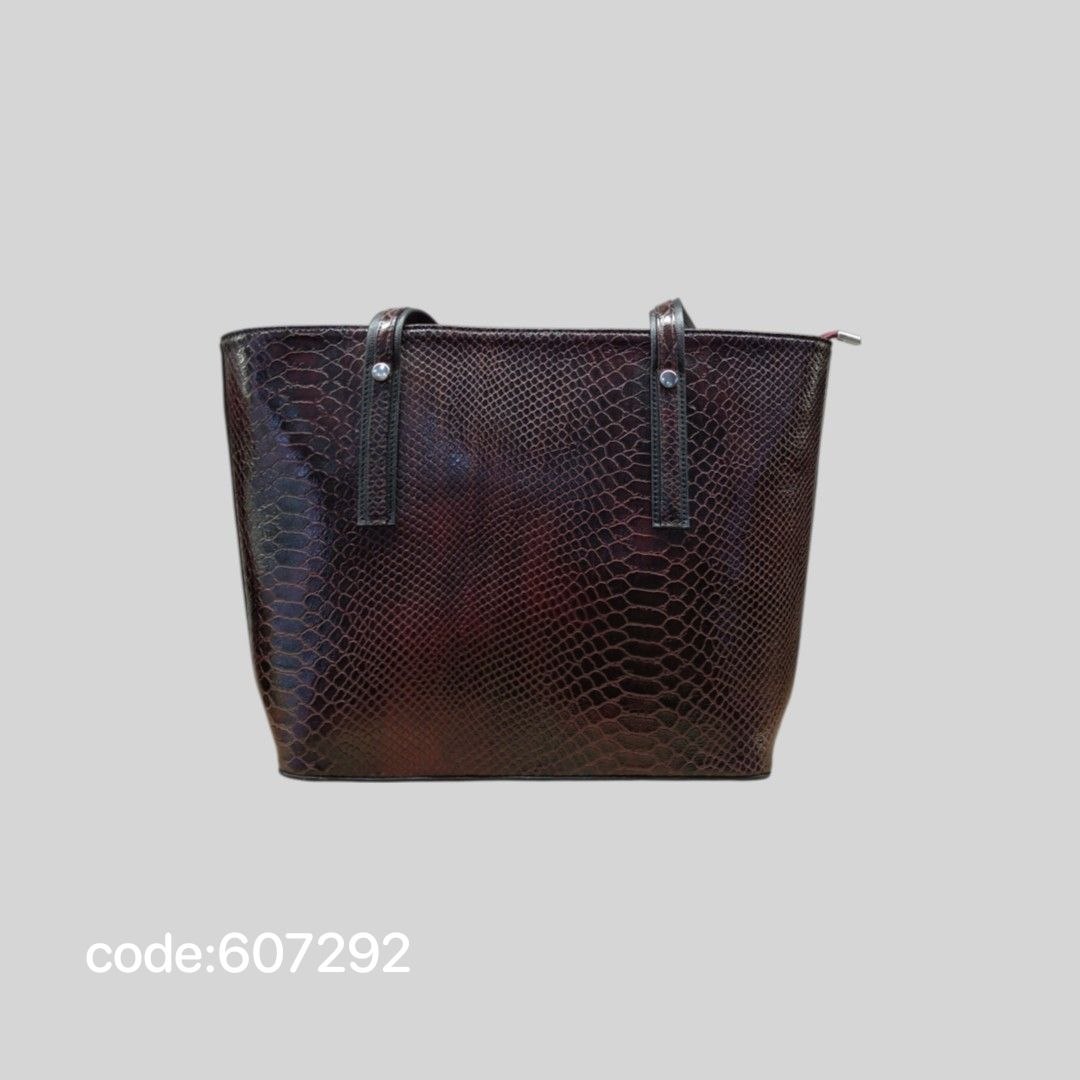 کیف زنانه مجلسی چرم طبیعی مدل SQ.Goldani کد 607292